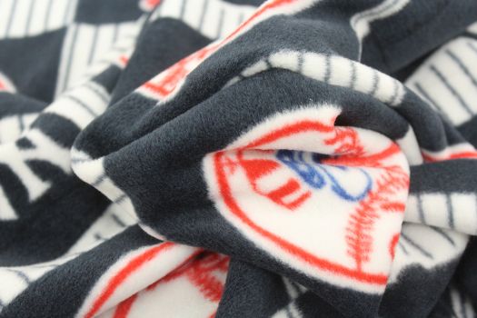  Fleece New York Yankees Logo on Navy MLB Sports Team Baseball  Fleece Fabric Print by The Yard s6569-bf : Sports & Outdoors