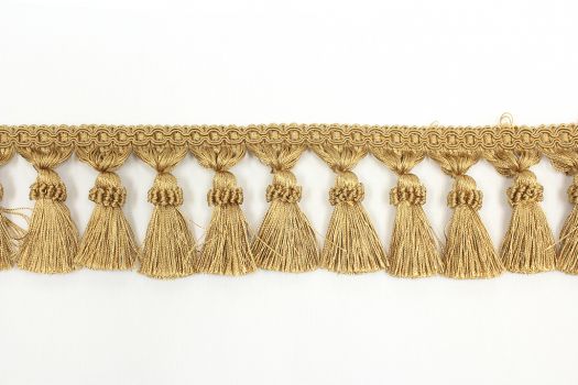 Antique Gold and Metallic Gold Tassel Fringe as low as $0.55, buy Tassel  Fringe, Pom Pom Fringe from our store at lowest prices guranteed .