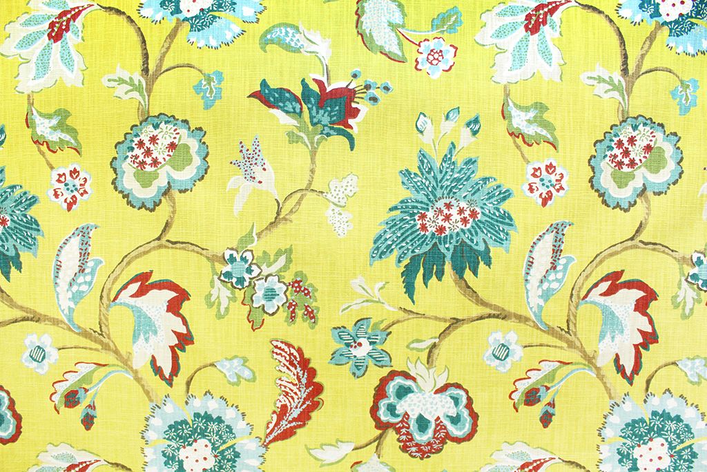 Fabric deals by the yard - Robert Allen - GOLDEN SLUMBER - in color blue/off-white