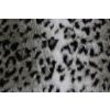 Faux Fur Snow Leopard Grey/Black