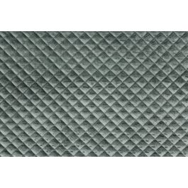 Velvet Upholstery fabric diamond quilted, charcoal-grey